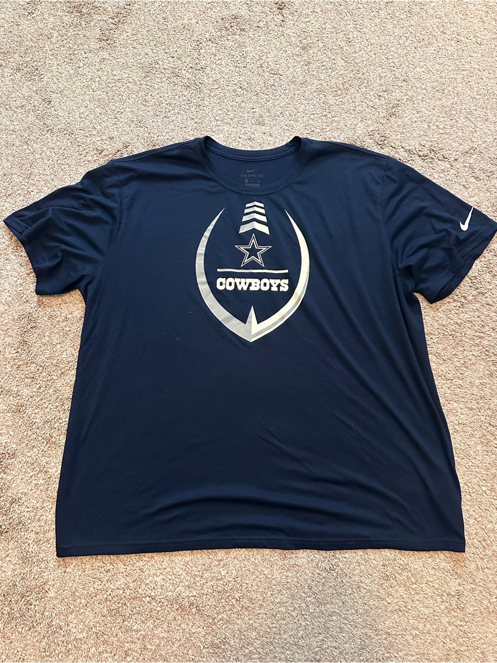 Nike Dallas Cowboys Legend Performance Shirt Navy Blue Mens 3XL Dri-Fit
